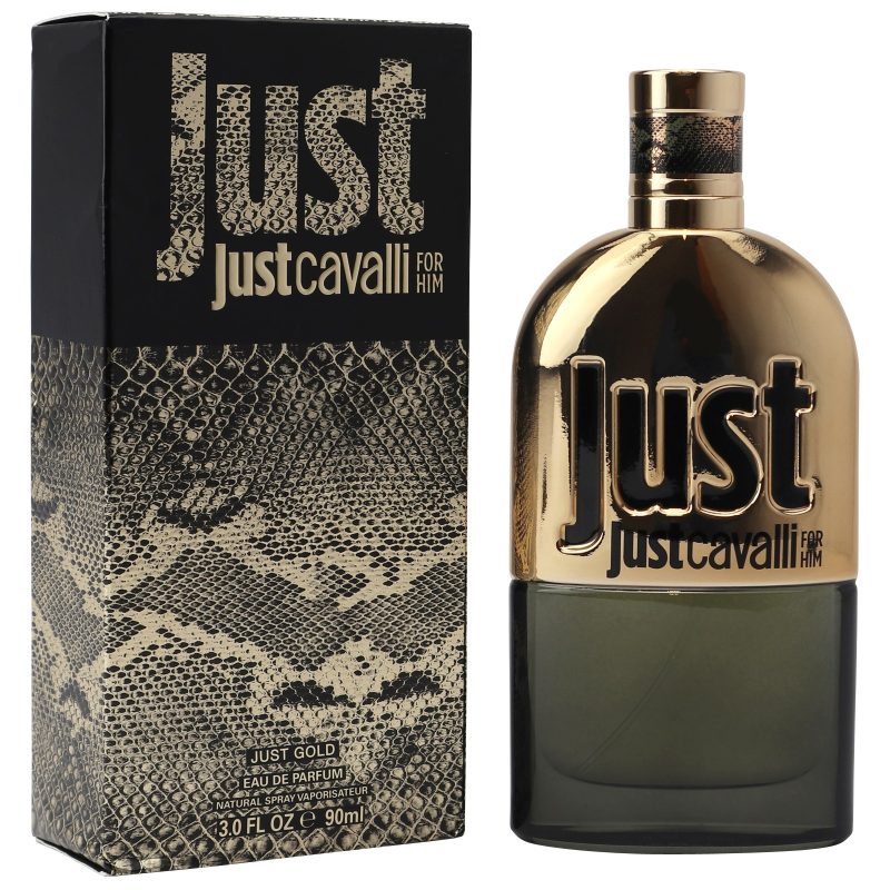 JUST CAVALLI FOR HIM just gold  EDP