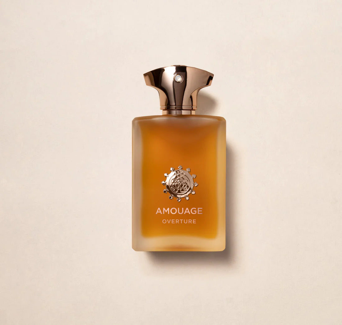 Flacon Amouage Overture Man, parfum homme boisé et épicé disponible chez ScentCorner Maroc