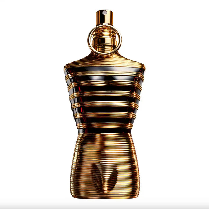 Le Male Elixir Jean Paul Gaultier Eau de Parfum intense homme flacon doré luxe Maroc ScentCorner