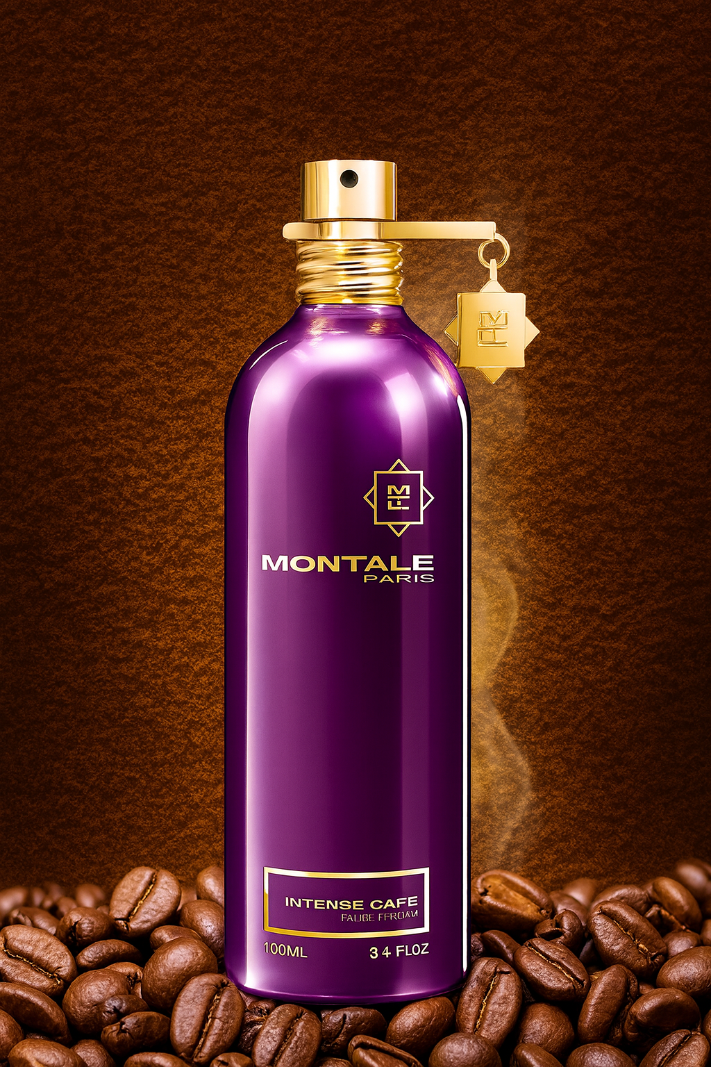 Flacon Montale Intense Café, parfum à la rose et au café disponible chez ScentCorner Maroc