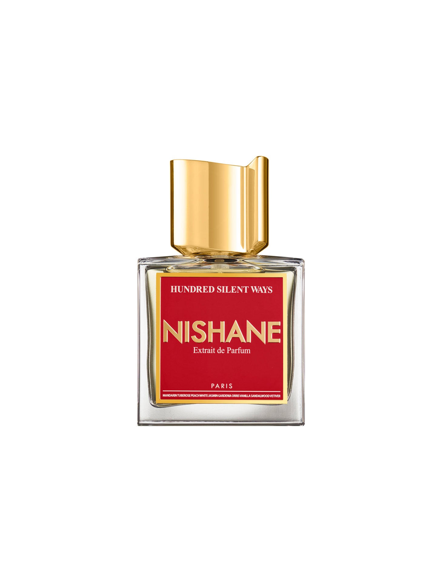 Flacon Nishane Hundred Silent Ways extrait de parfum — fragrance florale et gourmande disponible chez ScentCorner Maroc
