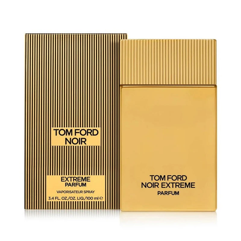 Flacon Tom Ford Noir Extrême Parfum détail luxe parfum homme ambré épices cardamome tonka